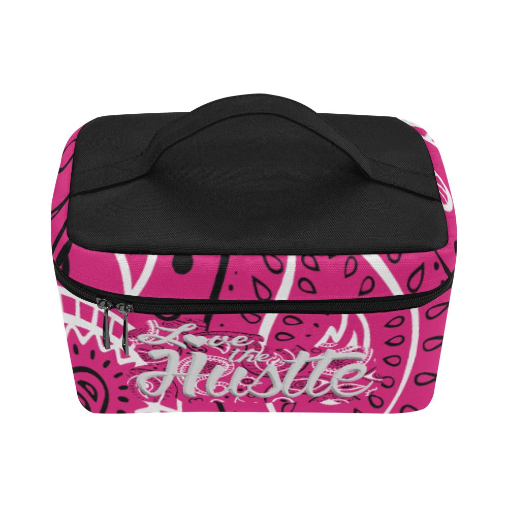 Love The Hustle™ Bandana Cosmetic Bag (Model 1658 – Large)
