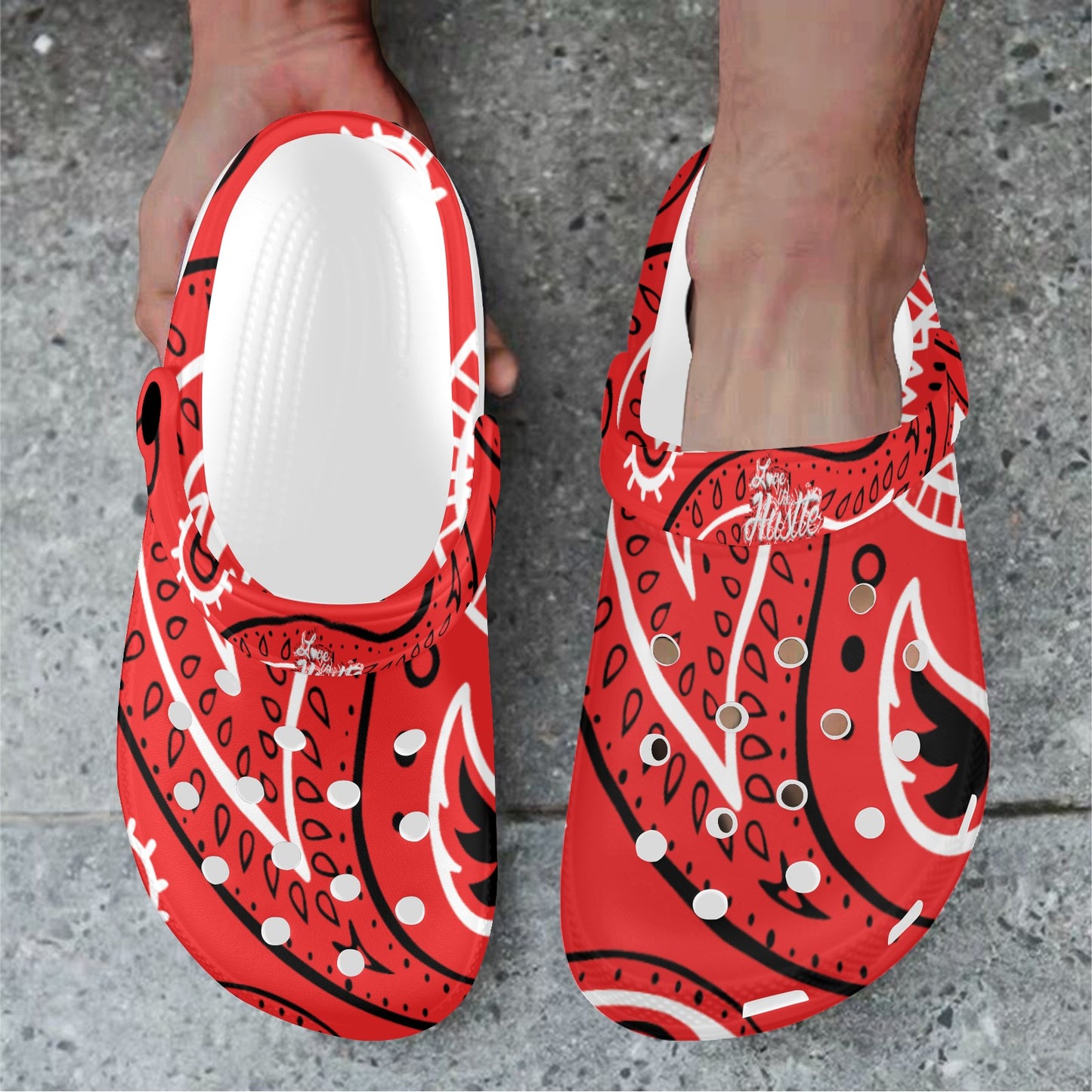Love The Hustle Bandana Adults Clogs Collection