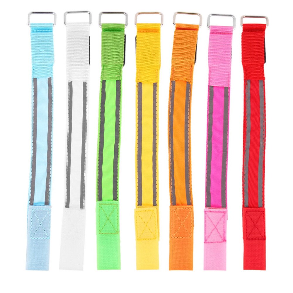 New Arm Warmer Belt Bike LED Armband LED Safety Sports Reflective Belt Strap Snap Wrap Arm Band Armband Hot