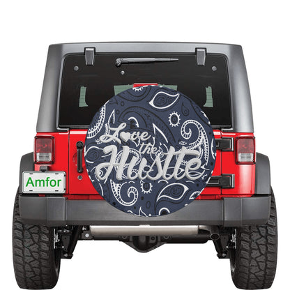 Love The Hustle Spare Tire Cover(Large)(17")