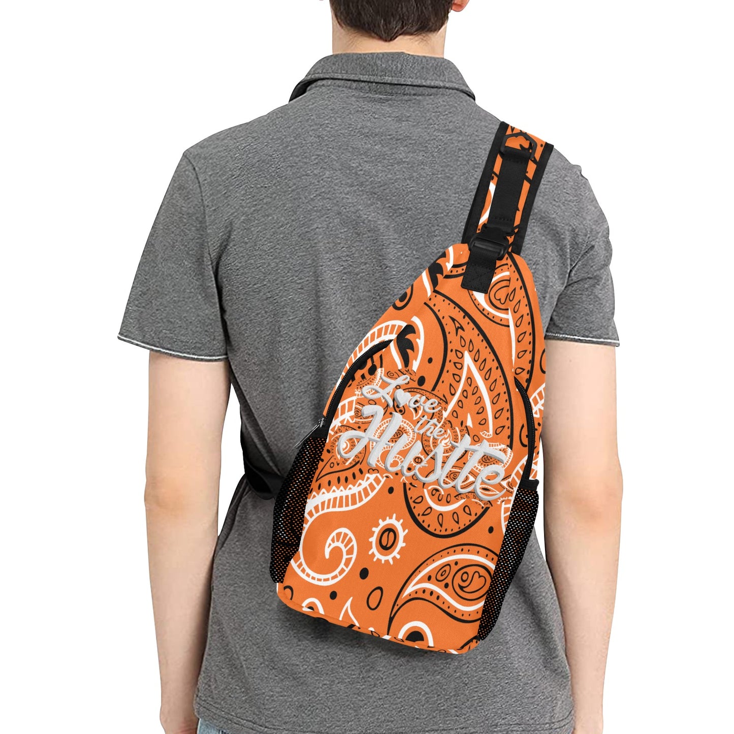 Love The Hustle™ Men's Casual Chest Bag Bandana Collection