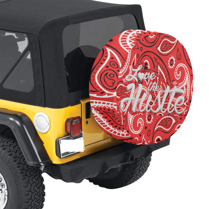 Love The Hustle Spare Tire Cover(Large)(17")