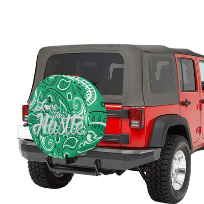 Love The Hustle Spare Tire Cover(Large)(17")