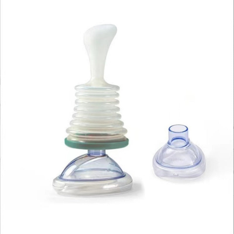 Respiratory Trainer – Suffocation First Aid Mask (Artificial Heart & Lung Choking Emergency Device)