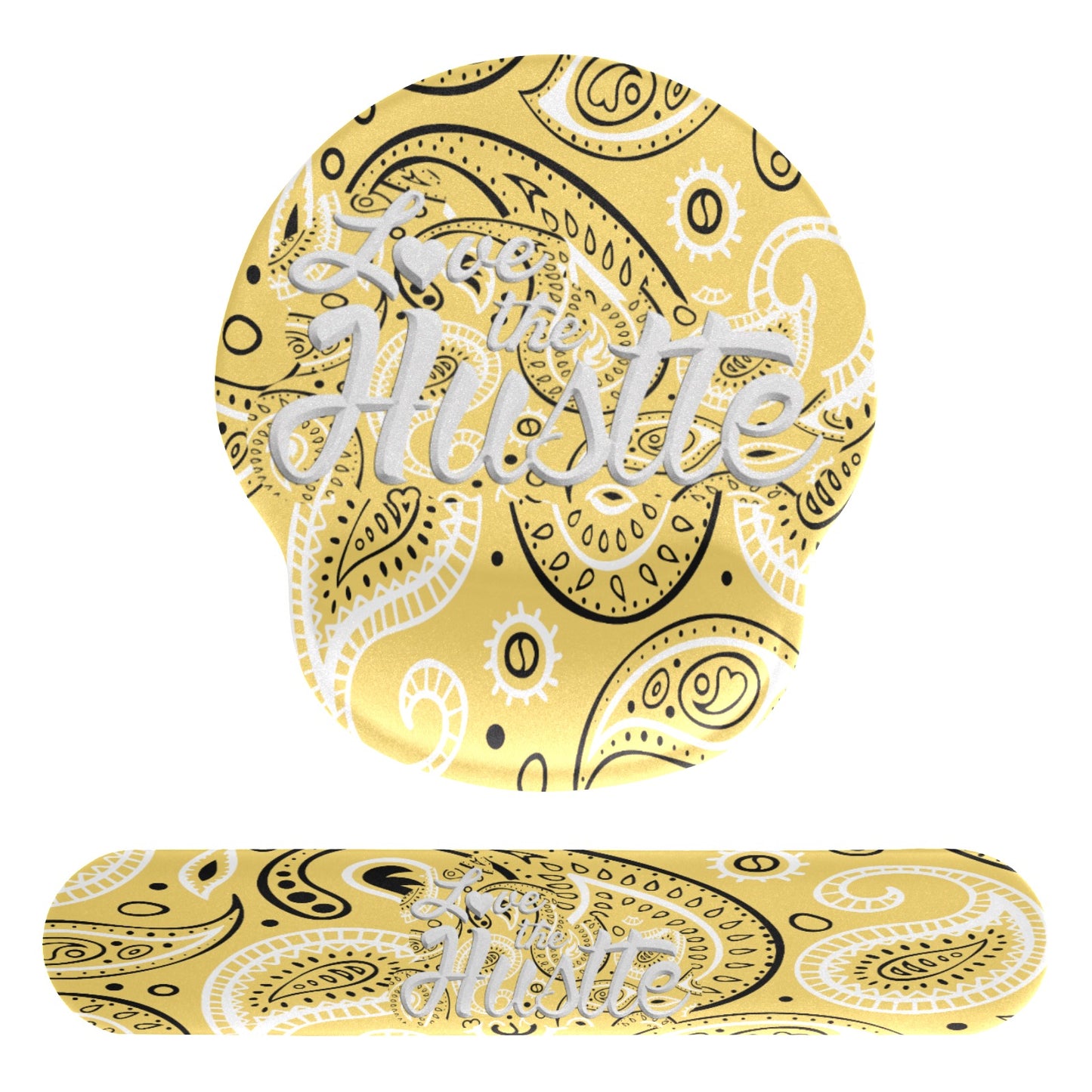 Love The Hustle Mouse Pad and Hand Rest Set