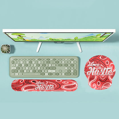Love The Hustle Mouse Pad and Hand Rest Set