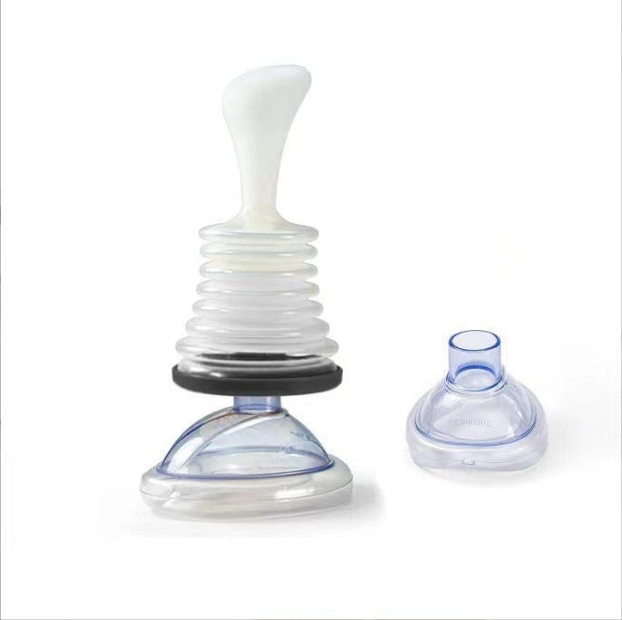 Respiratory Trainer – Suffocation First Aid Mask (Artificial Heart & Lung Choking Emergency Device)