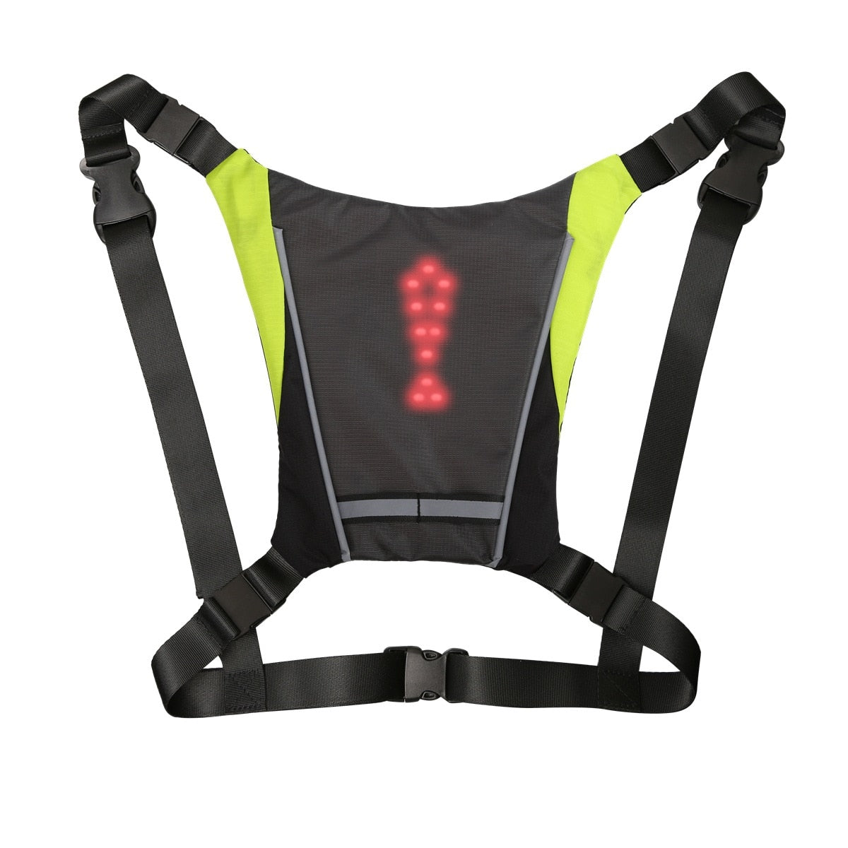 Cycling LED Signal Vest Bike Safety Wireless Turn Signal Light Riding Running Lighting Vest Safety Reflective Warning Vests