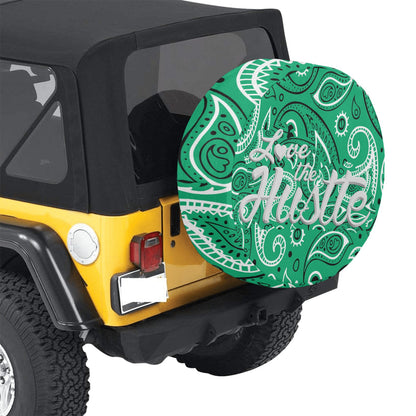 Love The Hustle Spare Tire Cover(Large)(17")