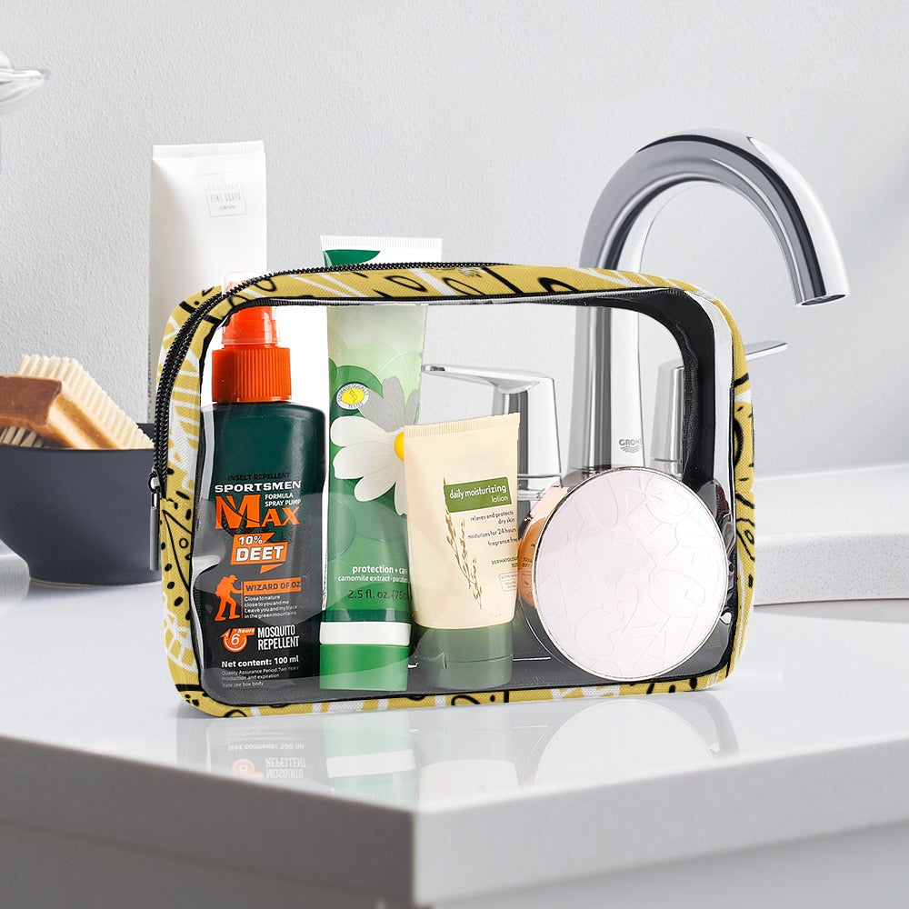 Love The Hustle™ Bandana Transparent Storage Bag – Five in One Collection