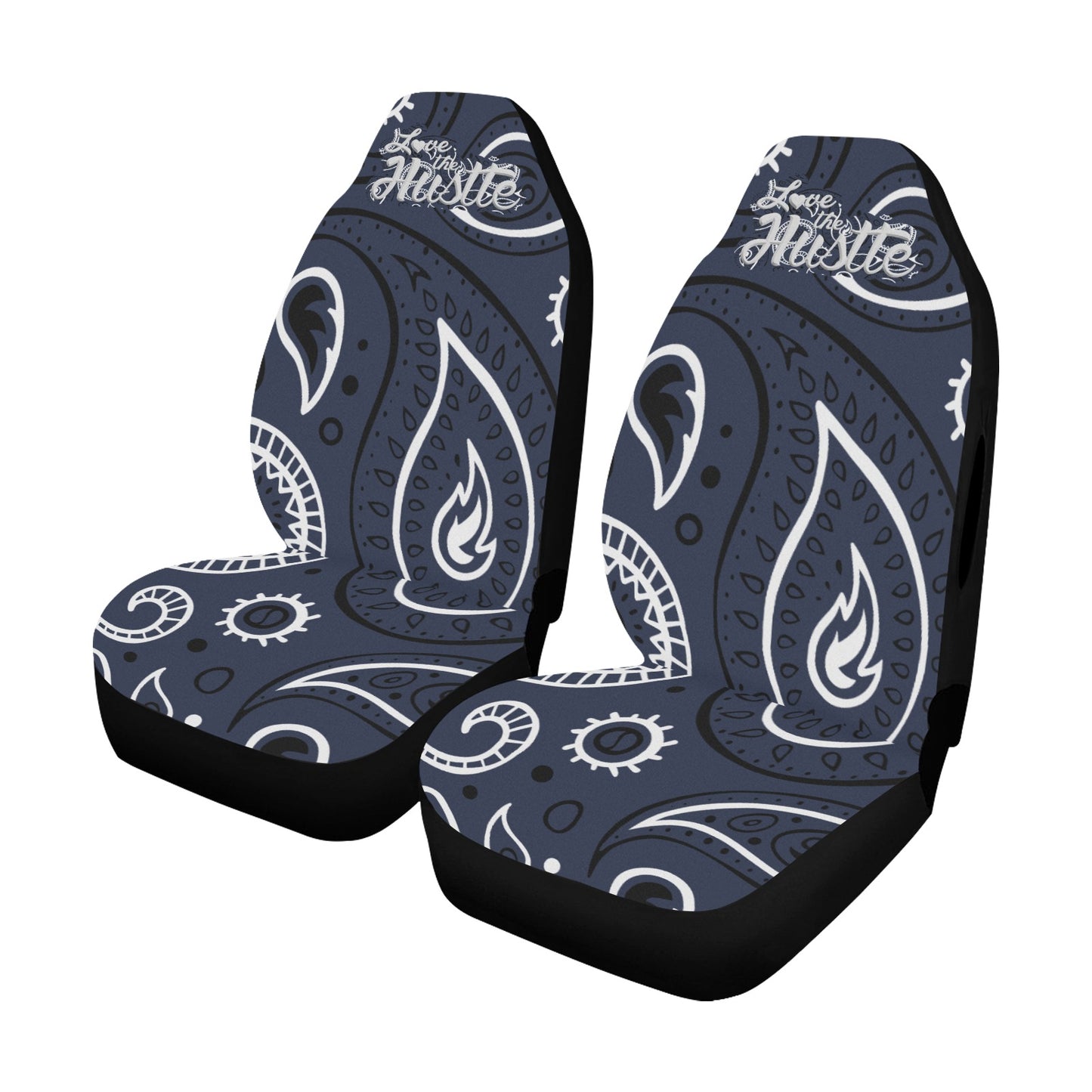 Love The Hustle Car Seat Cover Airbag Compatible(Set of 2)