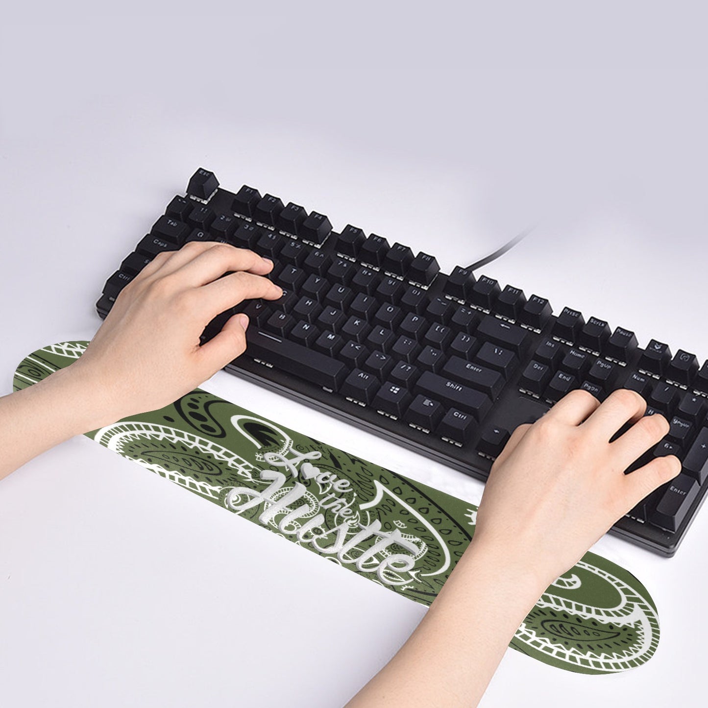 Love The Hustle Keyboard Hand Rest