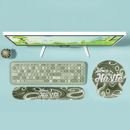 Love The Hustle Mouse Pad and Hand Rest Set