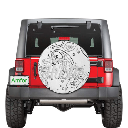 Love The Hustle Spare Tire Cover (Small) (15")