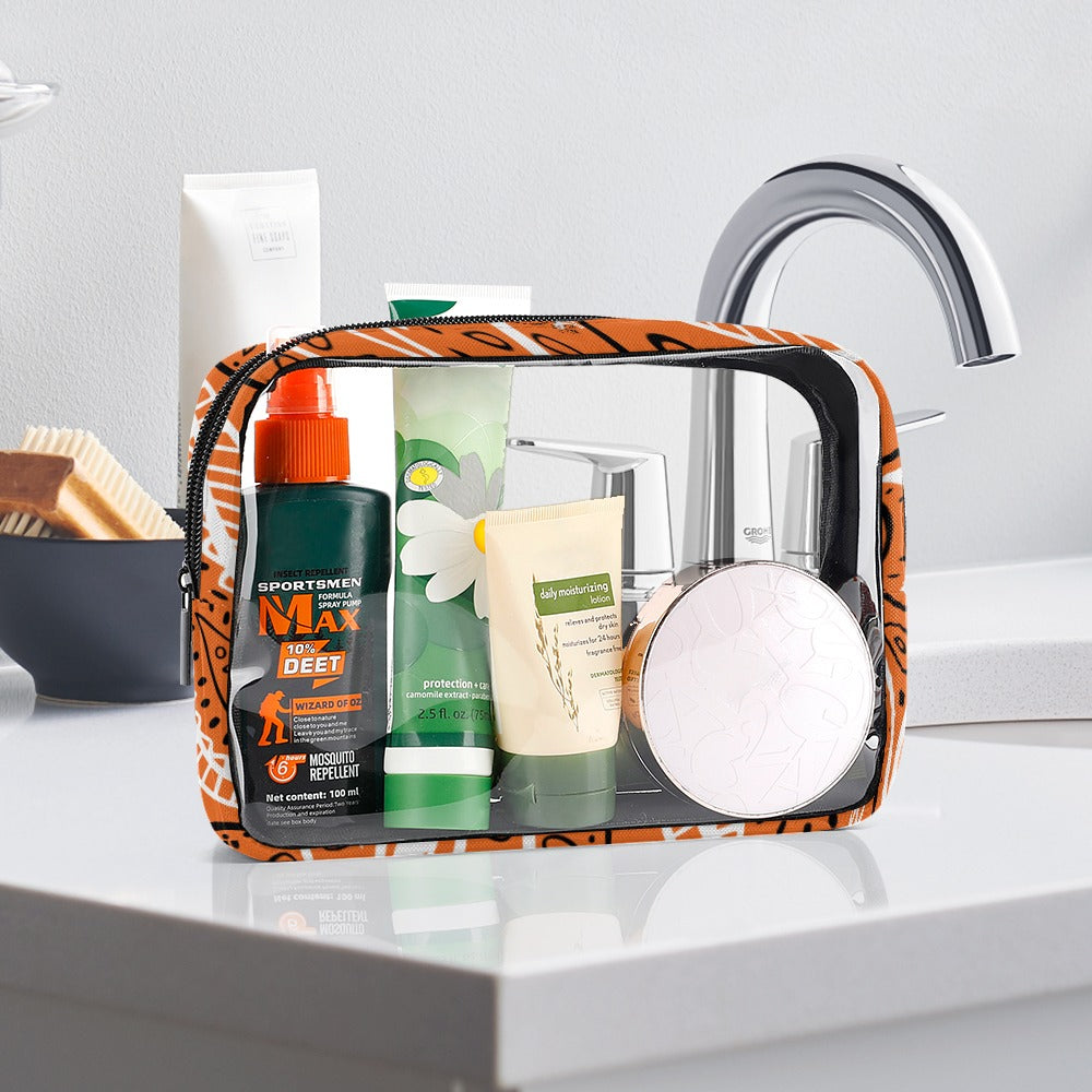 Love The Hustle™ Bandana Transparent Storage Bag – Five in One Collection