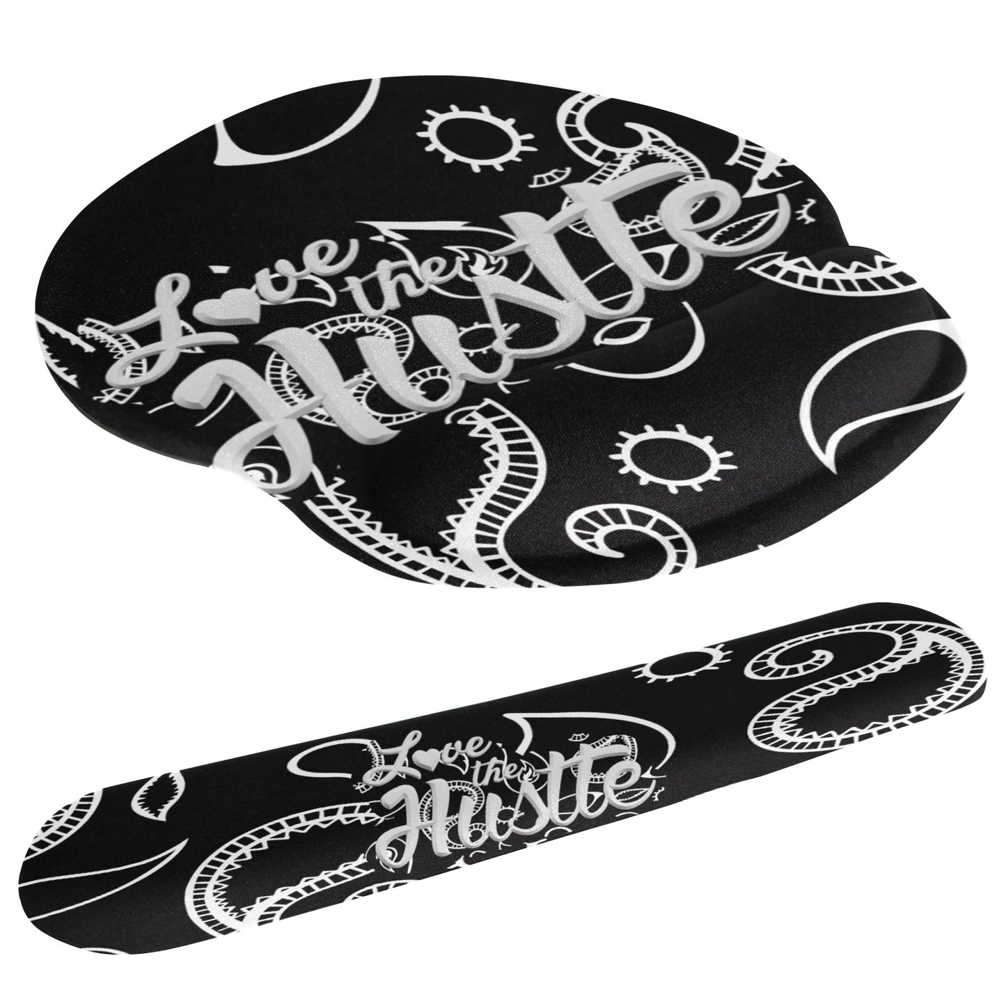 Love The Hustle Mouse Pad and Hand Rest Set