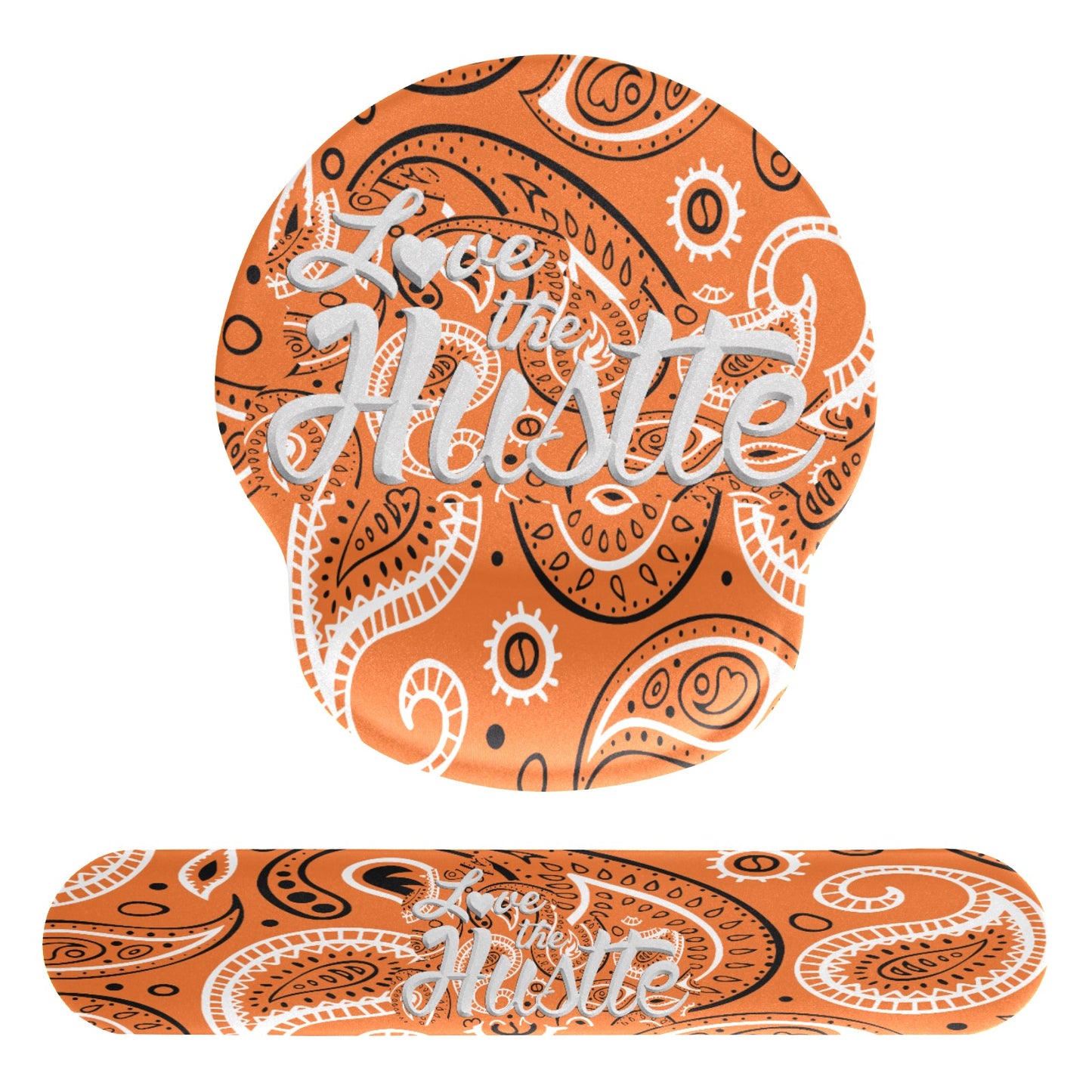 Love The Hustle Mouse Pad and Hand Rest Set