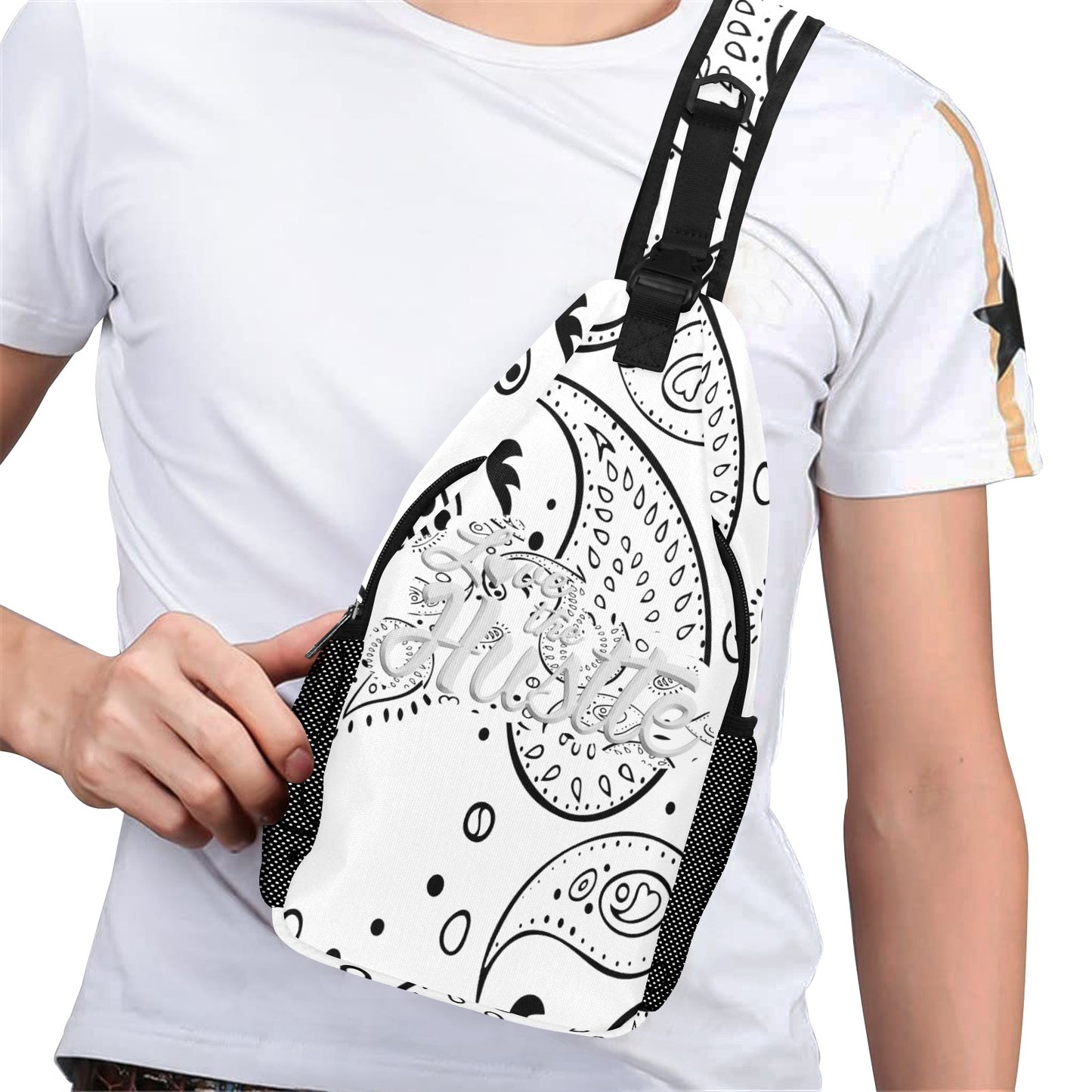 Love The Hustle™ Men's Casual Chest Bag Bandana Collection