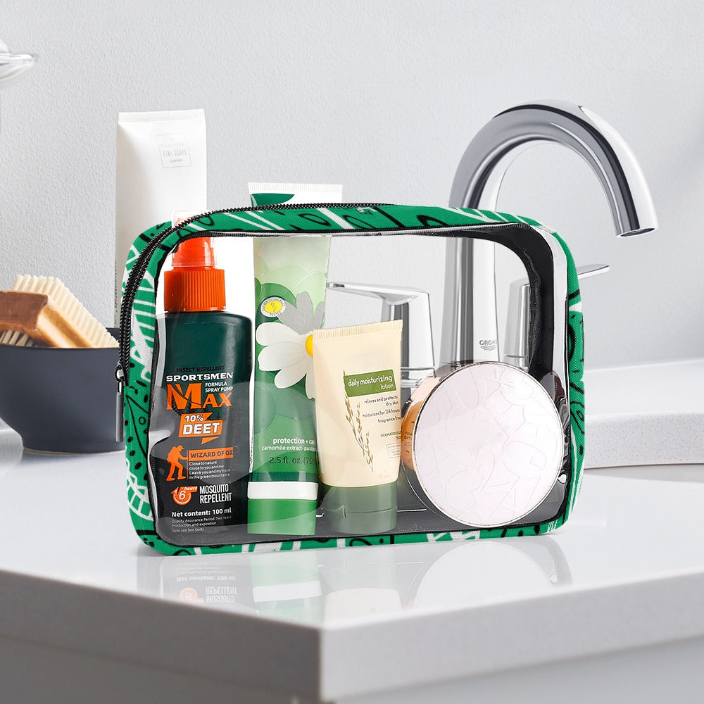 Love The Hustle™ Bandana Transparent Storage Bag – Five in One Collection