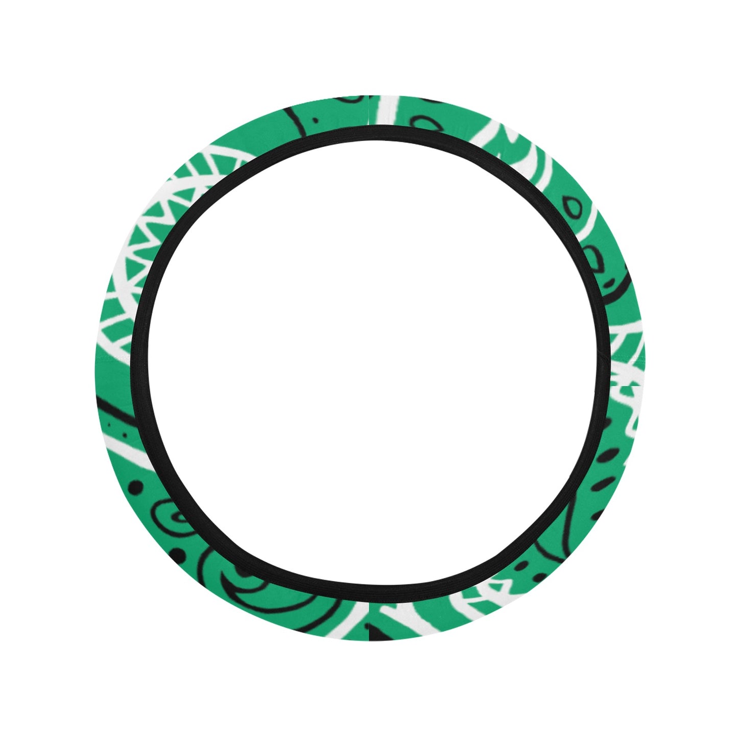 Love The Hustle Auto Steering Wheel Cover with Elastic Edge