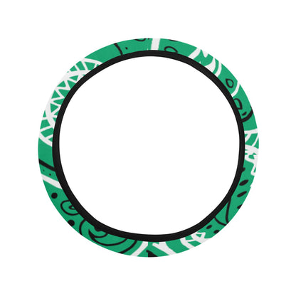 Love The Hustle Auto Steering Wheel Cover with Elastic Edge