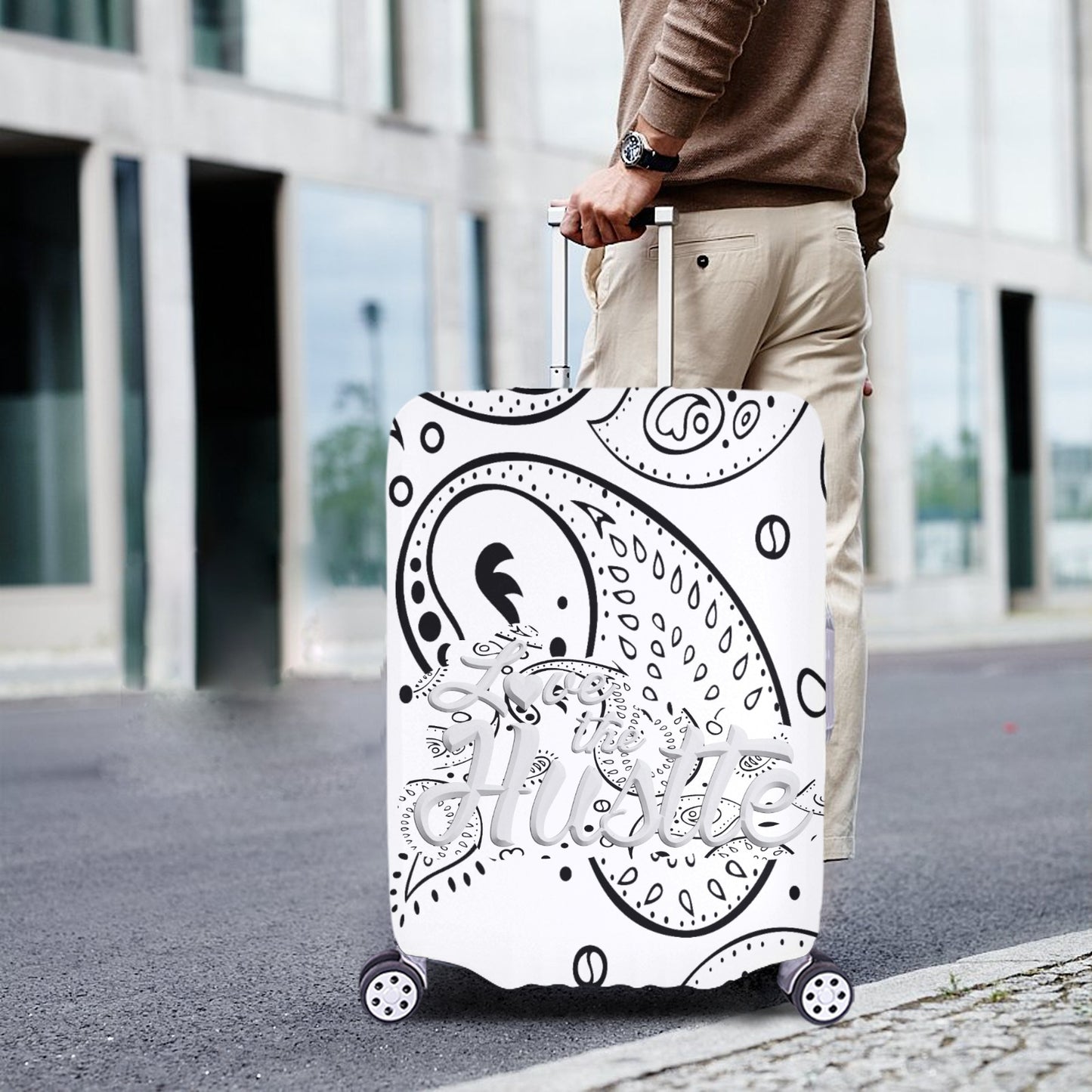 Love The Hustle™ Bandana Luggage Cover Collection (Extra Large – 28"–30")