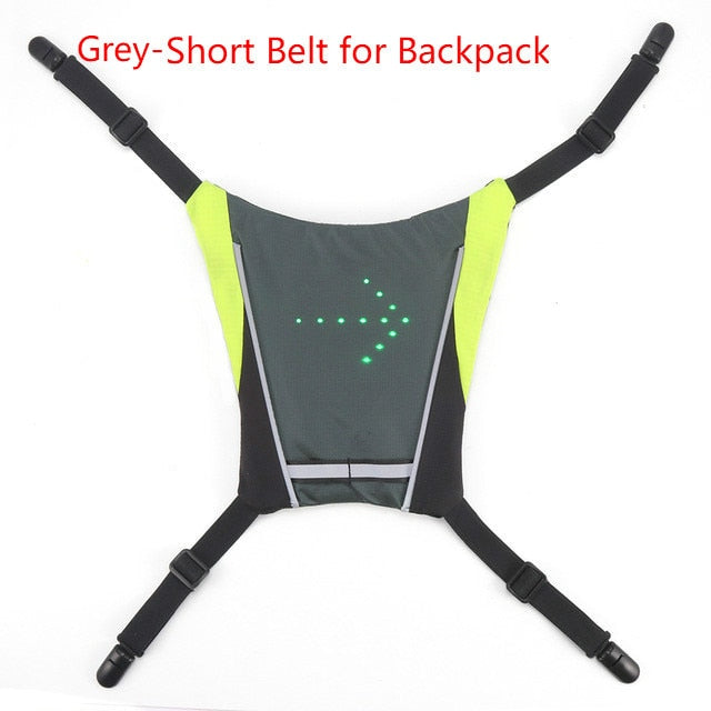 Cycling LED Signal Vest Bike Safety Wireless Turn Signal Light Riding Running Lighting Vest Safety Reflective Warning Vests