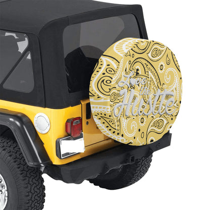 Love The Hustle Spare Tire Cover (Small) (15")