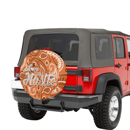 Love The Hustle Spare Tire Cover (Small) (15")