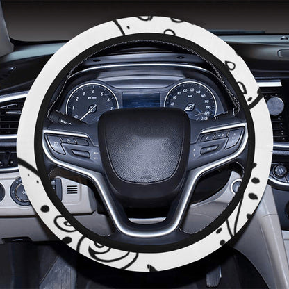 Love The Hustle Auto Steering Wheel Cover with Elastic Edge