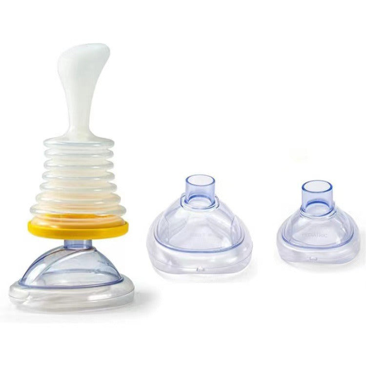 Respiratory Trainer – Suffocation First Aid Mask (Artificial Heart & Lung Choking Emergency Device)