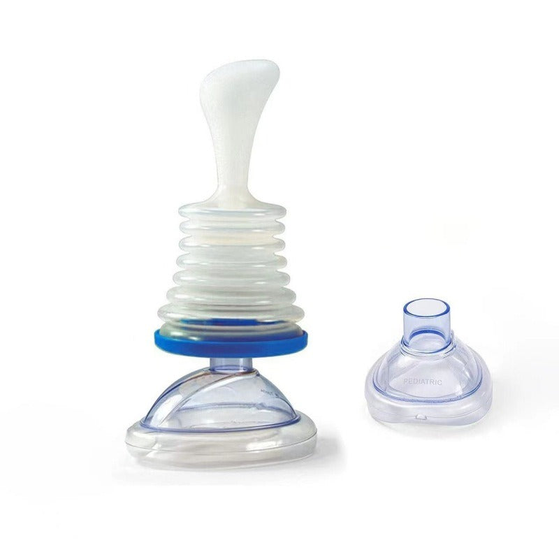 Respiratory Trainer – Suffocation First Aid Mask (Artificial Heart & Lung Choking Emergency Device)