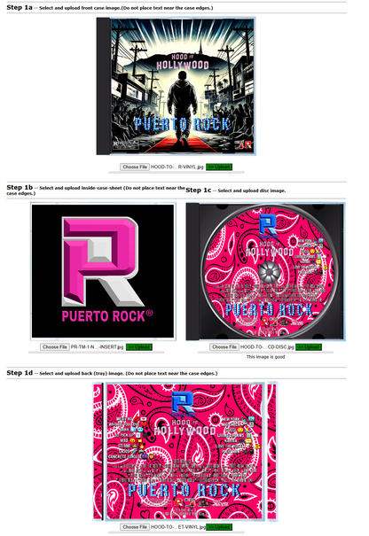Puerto Rock® Hood To Hollywood LP - 12" Vinyl