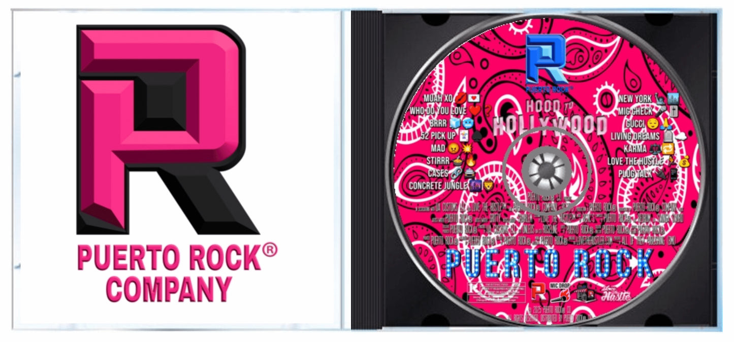 Puerto Rock® Hood To Hollywood LP - CD