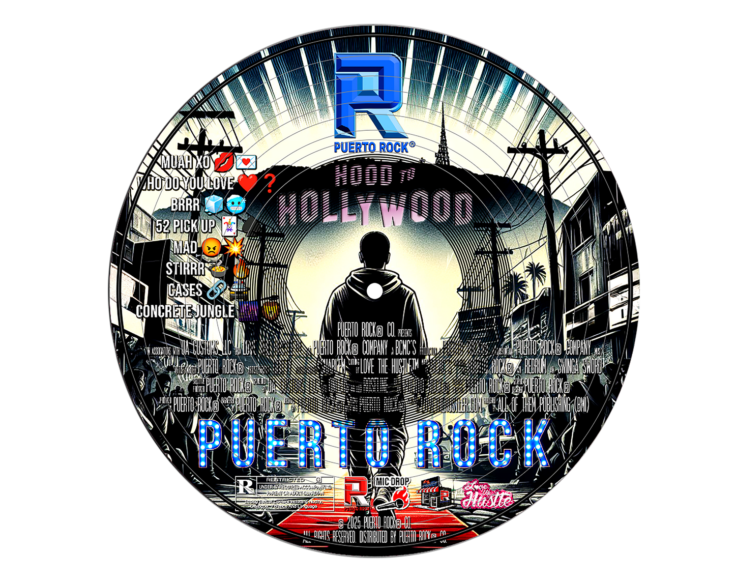 Puerto Rock® Hood To Hollywood LP - 12" Vinyl