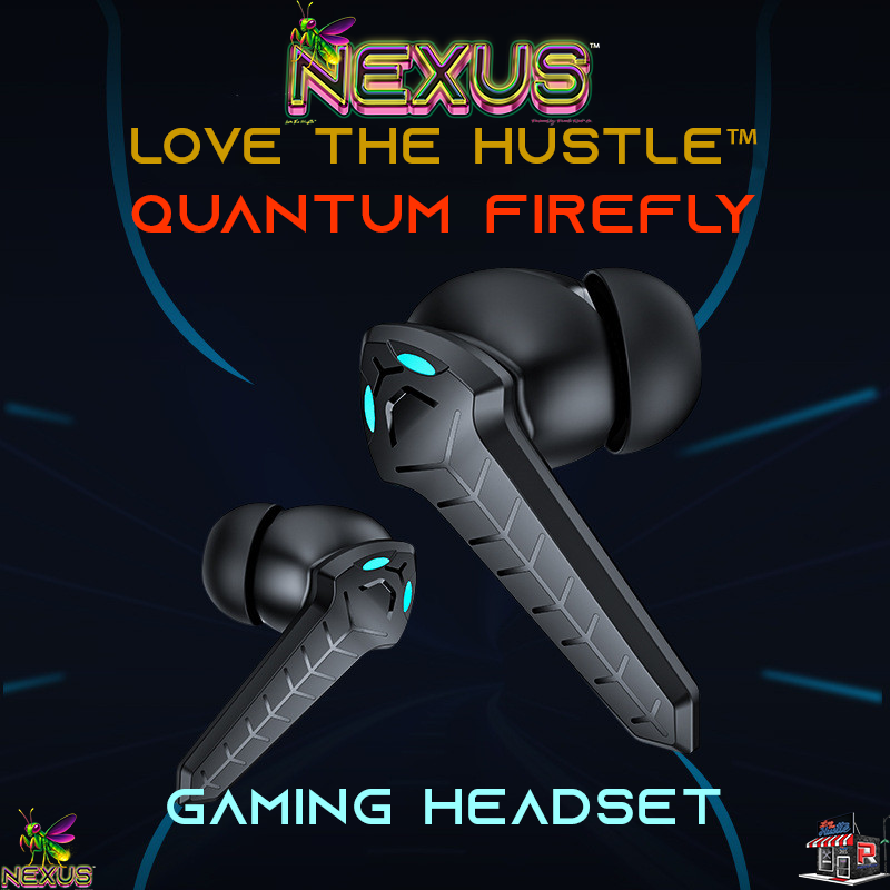 Nexus™ Quantum Firefly™ Wireless Gaming Headset – Zero-Lag Bluetooth 5.1 | 360° Sound | Breathing Light