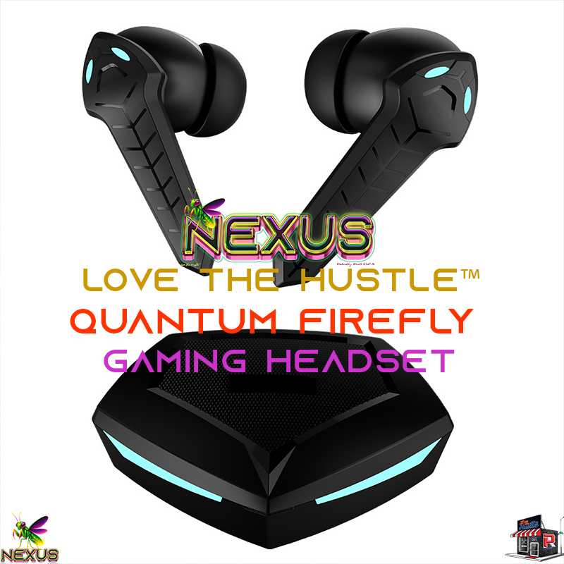 Nexus™ Quantum Firefly™ Wireless Gaming Headset – Zero-Lag Bluetooth 5.1 | 360° Sound | Breathing Light