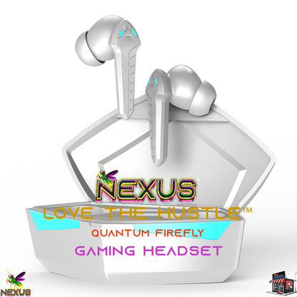 Nexus™ Quantum Firefly™ Wireless Gaming Headset – Zero-Lag Bluetooth 5.1 | 360° Sound | Breathing Light