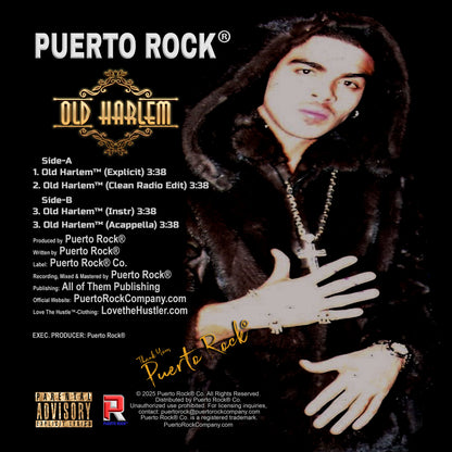 Puerto Rock Old Harlem 12-inch Vinyl Record