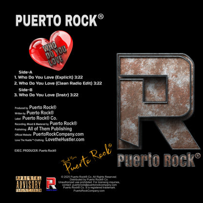 Puerto Rock - Who Do You Love 12-inch Vinyl Record