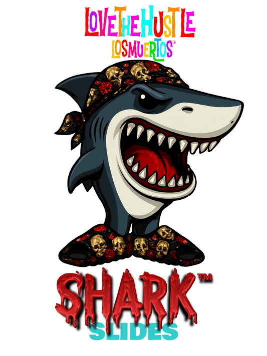 Love The Hustle™ Shark™ Slides - Los Muertos™ Edition