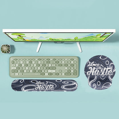 Love The Hustle Mouse Pad and Hand Rest Set