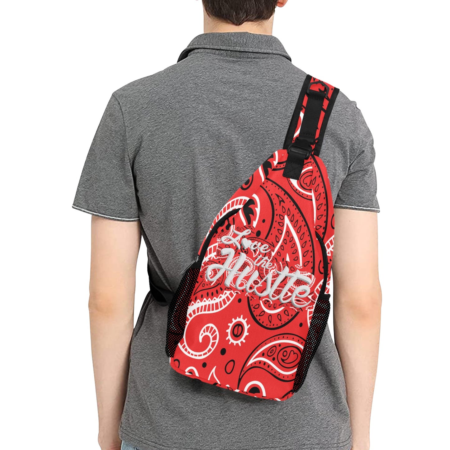 Love The Hustle™ Men's Casual Chest Bag Bandana Collection