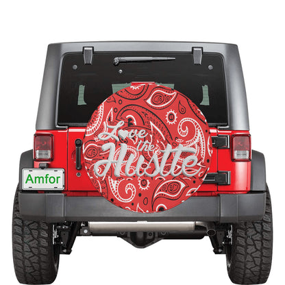 Love The Hustle Spare Tire Cover(Large)(17")