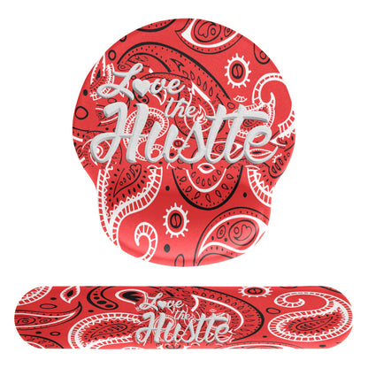 Love The Hustle Mouse Pad and Hand Rest Set