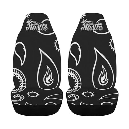 Love The Hustle Car Seat Cover Airbag Compatible(Set of 2)