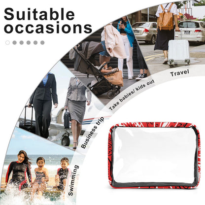Love The Hustle™ Bandana Transparent Storage Bag – Five in One Collection