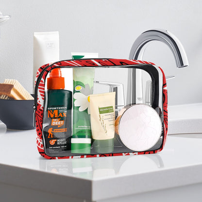 Love The Hustle™ Bandana Transparent Storage Bag – Five in One Collection