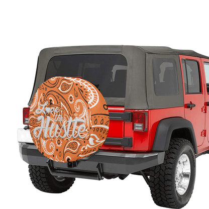 Love The Hustle Spare Tire Cover(Large)(17")