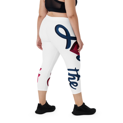 Love The Hustle™ USA Color Way Capri Leggings